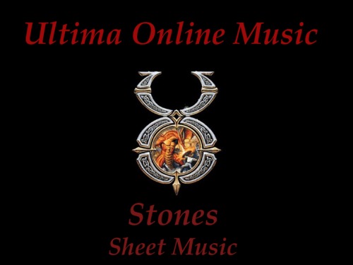 Product picture Ultima Online - Stones Sheet Music